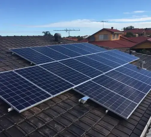 fortune solar installed solar panel on roof