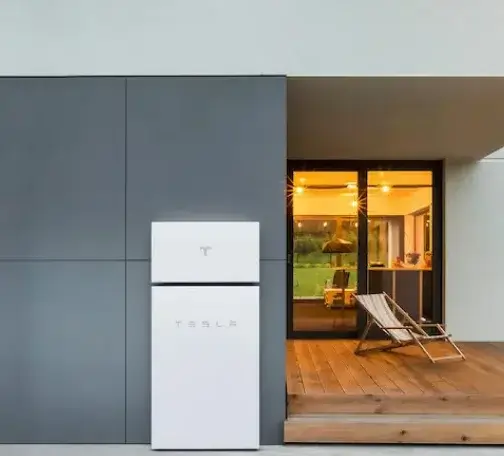 home installed tesla battery